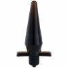 Klasický vibračný análny kolík v čiernej farbe.