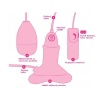 Popis komponentov vibračnej vákuovej pumpy pre ženy.