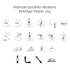 Vibrátor Elastic Joy je mimoriadne ohybný a  je možné ho používať vo viac ako 14 polohách