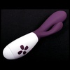Luxusný vibrátor OVO K2 fialovej farby so stimulátorom klitorisu a extrémne tichými vibráciami.