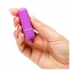 Maličké vodotesné vibračné vajíčko Bliss fialovej farby so siedmymi druhmi vibrácii a pulzácii.