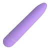 Pevný vodotesný vibrátor s hodvábne jemným povrchom fialovej farby.