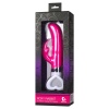 Kvalitný silikónový vibrátor so stimulátorom klitorisu ružovej farby s rukovädou v tvare srdca.