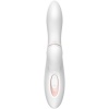 Nabíjateľný vibrátor so stimulátorom klitorisu Satisfyer Pro G-spot Rabbit.