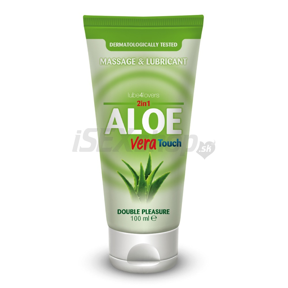 E-shop Aloe Vera Touch 2v1 masážny lubrikačný gél 100 ml