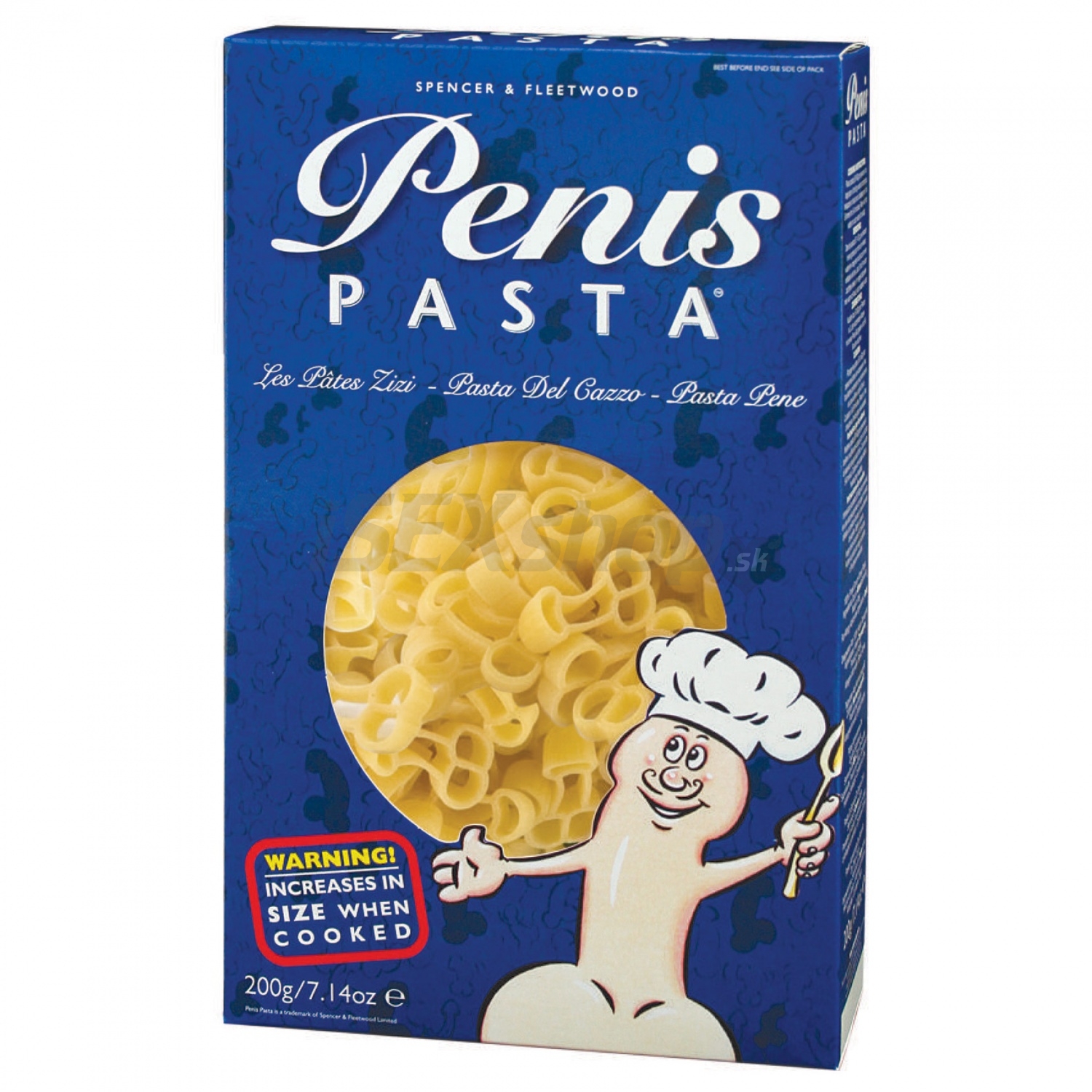 E-shop Penis Pasta - Talianske cestoviny v tvare penisov