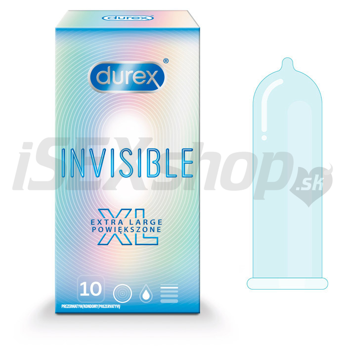 E-shop Durex Invisible XL 10 ks