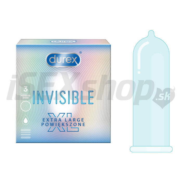 E-shop Durex Invisible XL 3 ks
