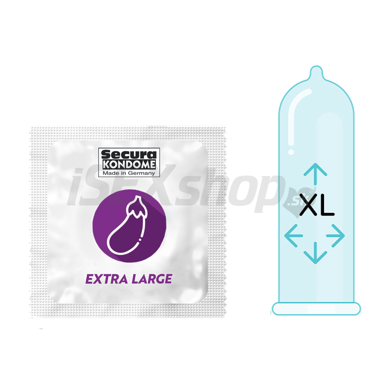 E-shop Secura Extra Large 60 mm XL kondómy 1 ks