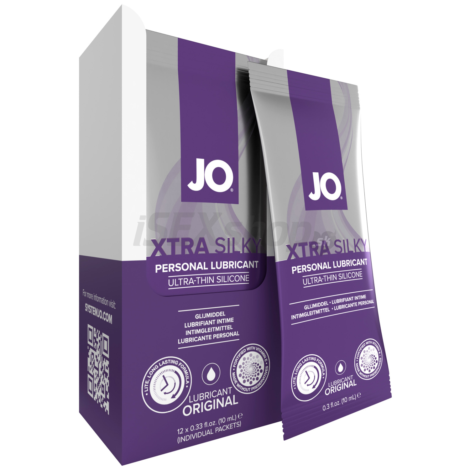 System Jo - XTRA SILKY LUBRICANT SACHET 10 ml