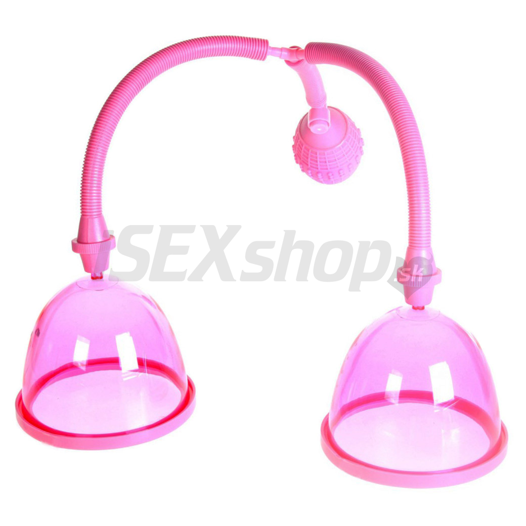 E-shop Breast Cups vákuová pumpa na prsia ružová