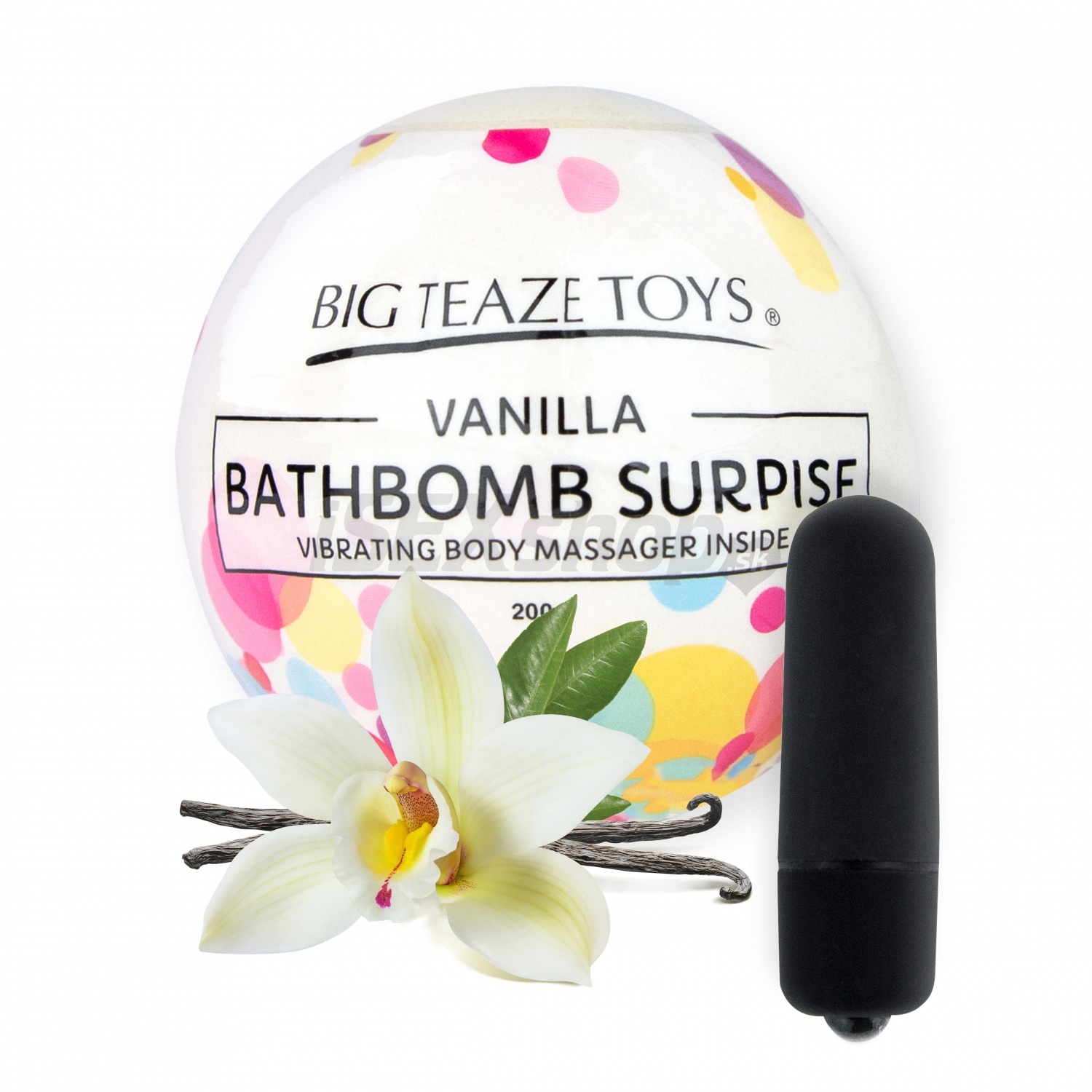 E-shop Big Teaze Toys - Bath Bomb Surprise bomba do kúpeľa Vanilka
