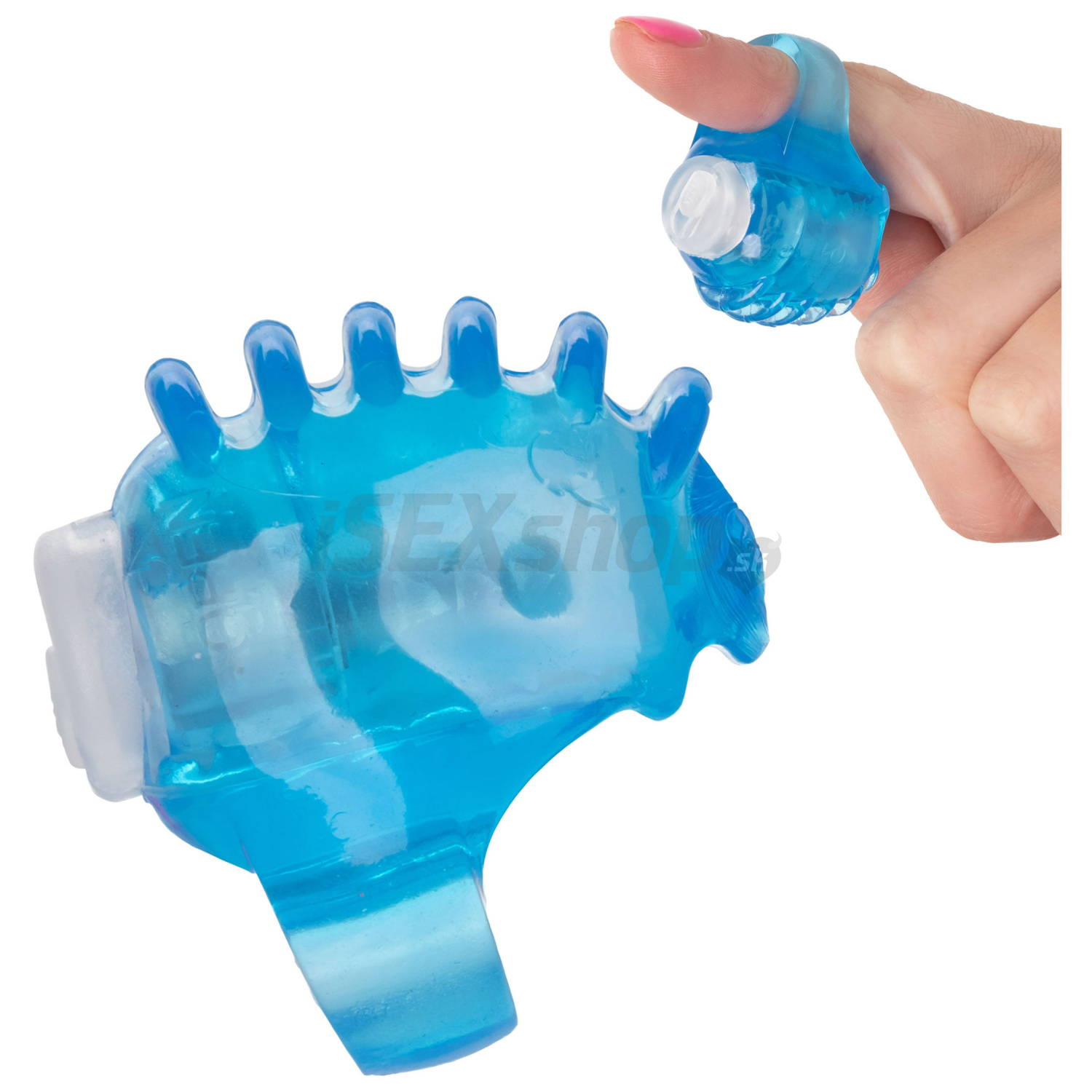 E-shop Finger Teaser vibrátor na prst modrý