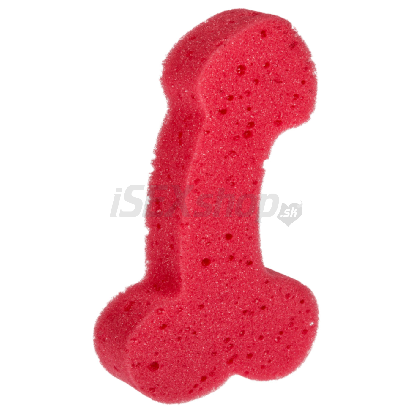 E-shop Špongia na sprchovanie penis červená