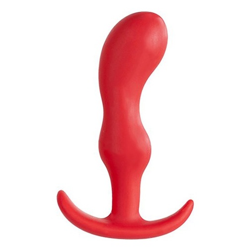 Červený análny kolík na masáž prostaty