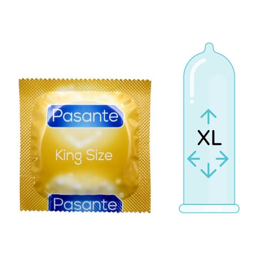 Extra veľké XL kondómy Pasante King Size