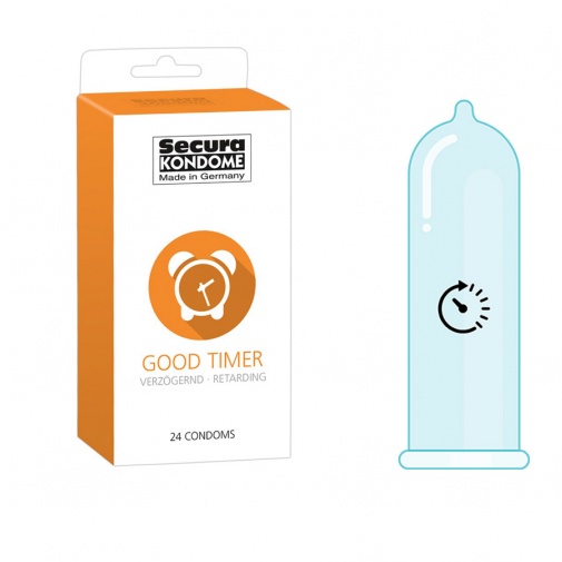 Secura Good Timer kondómy na dlhú výdrž 24 ks