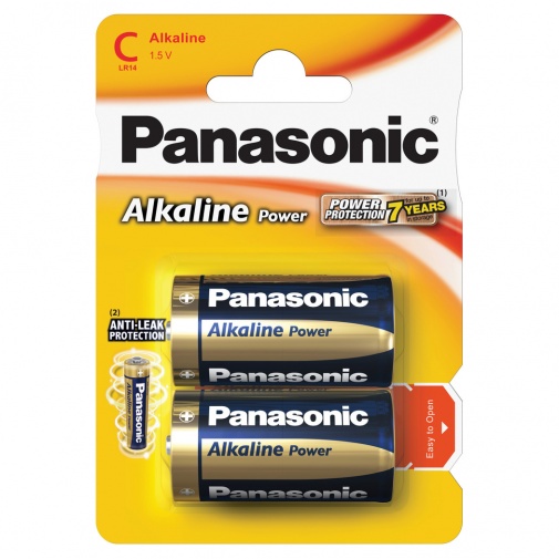 Alkalické batérie Panasonic C - LR14.