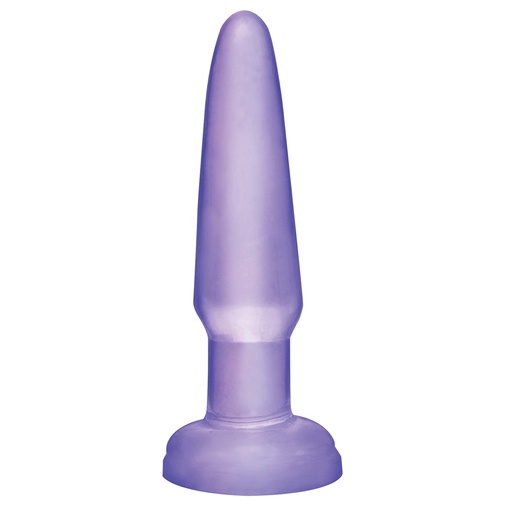 Gumený análny kolík pre začiatočníkov vo fialovej farbe od americkej značky Pipedream - Basix Rubber Beginner.