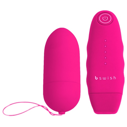 Bezdrôtové vibračné vajíčko v ružovej farbe - B Swish Bnaughty Classic unleashed