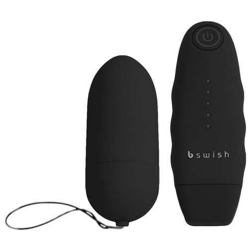 Bezdrôtové vibračné vajíčko v čiernej farbe - B Swish Bnaughty Classic unleashed