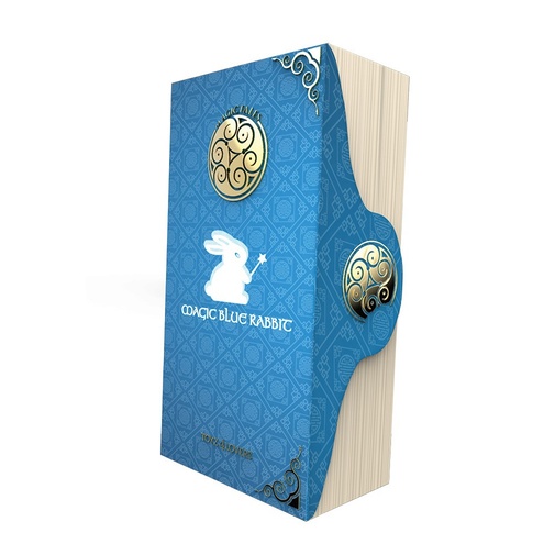 Krásne darčekové balenie vibrátora kvalitného vibrátora Magic Blue Rabbit.