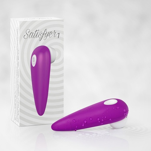 Kvalitná silikónová erotická pomôcka na satie a stimulovanie klitorisu v obale.