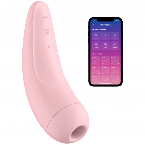 Satisfyer Curvy 2+ pulzačný a vibračný smart stimulátor ružový