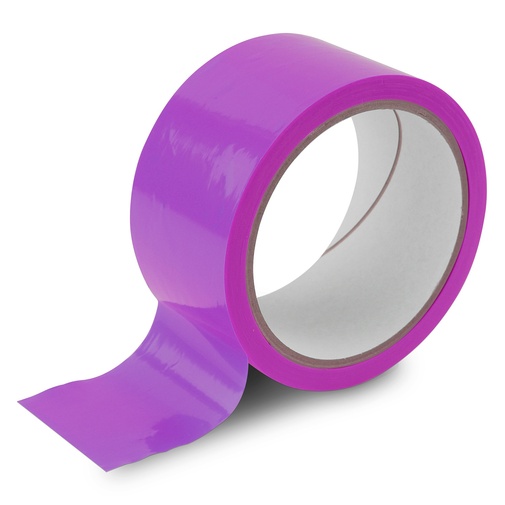 Neónovo fialová bondage páska na opakované použitie