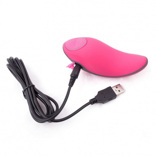 Nabíjatelné vibračné vajíčko s USB nabíjačkou. 