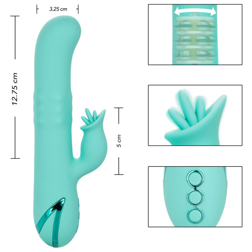 Nezávisle ovládanie vaginálnej časti a stimulátora klitorisu. 