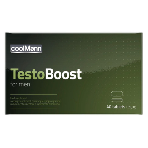 CoolMann Testo Boost tabletky na zvýšenie sexuálnej sily 40 ks