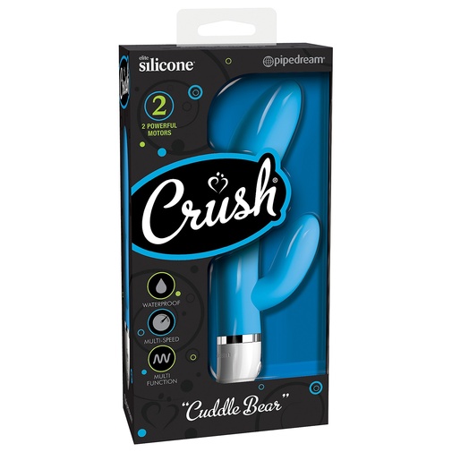 V balení Crush - Cuddle Bear vibrátor modrej farby.