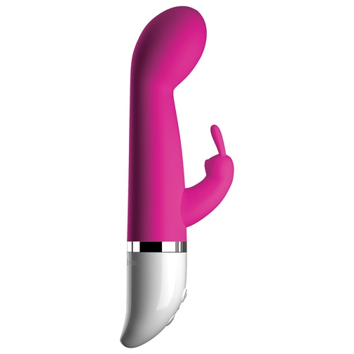 Ružový vibrátor so stimulátorom klitorisu Crush Sweet Heart.