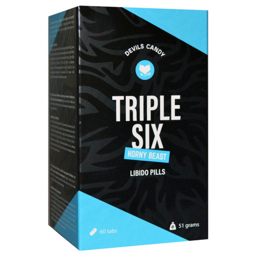 Triple Six afrodiziakálne tabletky pre muža a ženu 60 ks