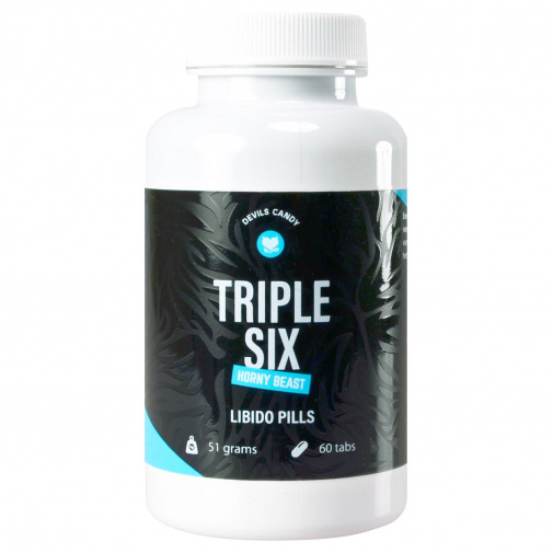 Balenie 60 ks Triple Six afrodiziakálnych tabletiek pre muža a ženu 60 ks
