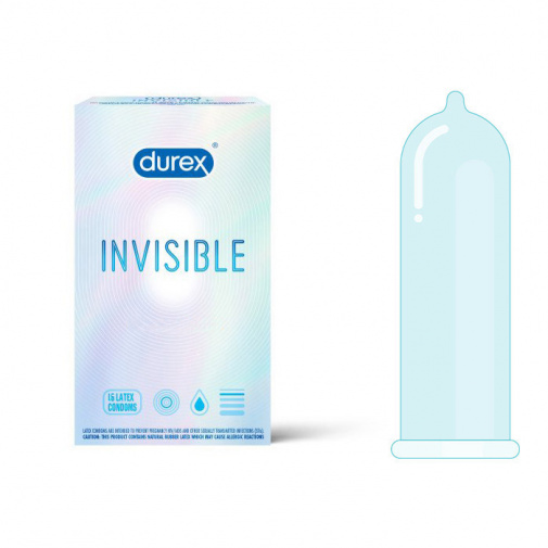 Extra veľké 16 kusové balenie kondómov Durex Invisible Superthin