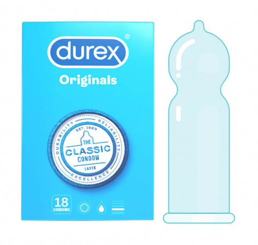Kondómy Durex Classic 18ks balenie