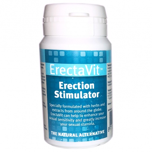Stimulačné tabletky ErectaVit pre poriadnu erekciu v množstve 15 ks.