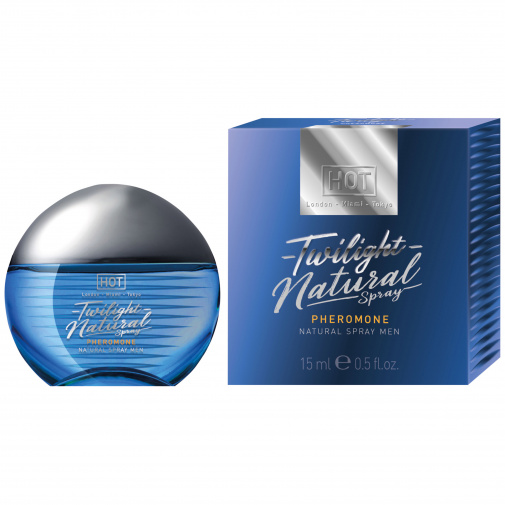 Silný feromónový parfém HOT Twilight Naturals pre mužov v 15 ml balení vhodný ako darček pre muža