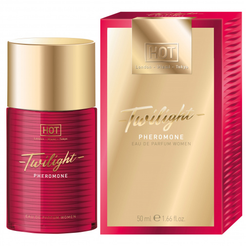 Veľký flakón feromónovej voňavky pre ženy so zmyselnou, vzrušujúcou vôňou Hot Twilight Pheromone Parfum Woman.