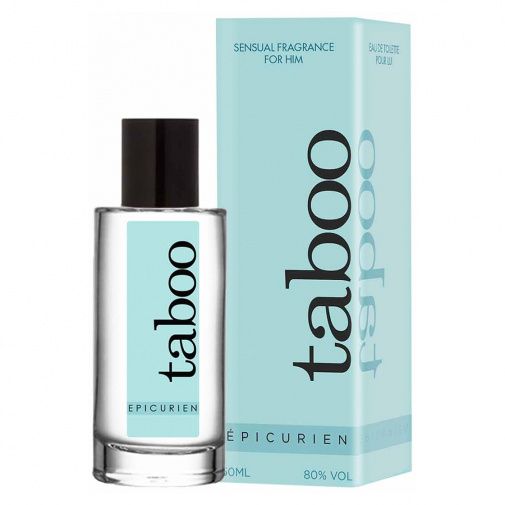 Zmyselná vôňa Taboo Épicurien určená pre mužov s pridanými feromónmi.
