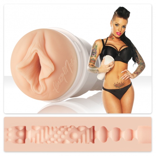 Ultra realistický masturbátor pre mužov značky Fleshlight - realistický odliatok vagíny porn star Christy Mack Attack texture.