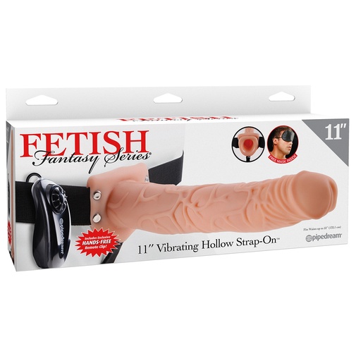 V balení vibračný strap-on penis telovej farby od značky Fetish Fantasy - Pipedream.