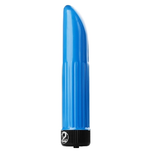 Plastový vibrátor Lady Finger v modrej farbe