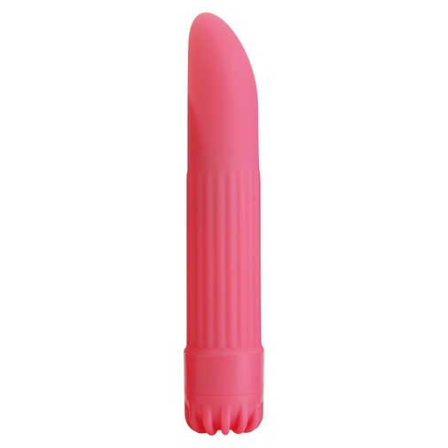 Malý plastový vibrátor v ružovej farbe