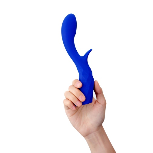Špičkový vibrátor z veľmi kvalitného materiálu na dráždenie bodu G so stimulátorom klitorisu.