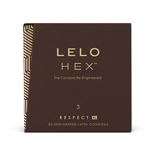 Lelo Hex Respect XL extra tenké kondómy 3 ks