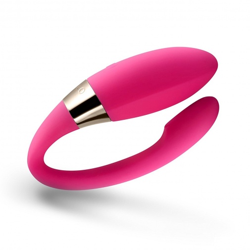 Nabíjateľný partnerský vibrátor špičkovej kvality od výrobu Lelo v ružovej farbe zo silikónového materiálu v luxusnom darčekovom balení pre ženy či páry.