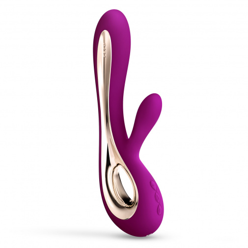Luxusný vibrátor Lelo Soraya 2 fialovej farby so stimulátorom klitorisu a bodu G.